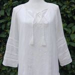 Sundance White Aleta Embroidered Mini Shift Dress Small Photo 5