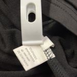 Black Ruched Bodycon Full Button Front Short Sleeve Mini Dress Womens Small Photo 8