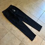 Rebecca Minkoff NWT  Vantablack Distressed Straight Taper Jeans Size 24 Photo 9