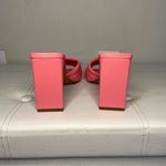 Call it spring  Pink Quilted Mule Heels Sandals Size 9 Waterfall Square Toe Photo 5