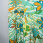 Jams World Hula Moon x  Blue Aqua Peace Flower Shift Dress Size Large Photo 2