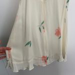 Reformation Petals Floral Mini Ruffle Dress Womens Size 0 Photo 11