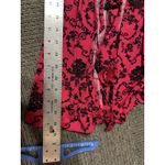 Linea Donatella Robe Women’s L/XL Floral Deep Pink/ Black Lingerie Loungewear Photo 5