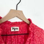 Show Me Your Mumu  Silky Alicia Button Down Tunic in Red Cheetah Size XS Photo 3