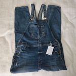 Buckle Sneak Peak High Rise Denim Overalls L Photo 2