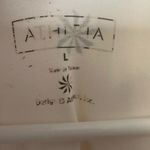 Athleta  White Long Sleeve Top with Blue Accents Rash Guard Photo 3