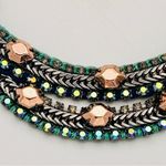 Stella & Dot  Retired Rose Gold + Hematite Mercury Statement Necklace Photo 8