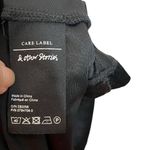 & Other Stories & Other Stories Velvet Mini Skirt Women’s Size 2 Black Ruched Ruffle Hem Photo 7