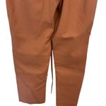 BLANK NYC Pleated Tapered Faux Leather Cropped Pants Peach Womens Size 27 $118 Photo 7