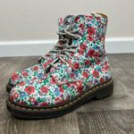 Dr. Martens  White Wild Poppy Floral 1460 Pascal Boots Photo 0