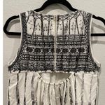 Anthropologie SEE YOU SOON Antique White Beads Ethnic Embroidery Mini Dress Photo 6