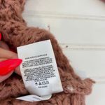 EXPRESS Brown Long Sleeve Oversized Cowl Neck Knit Pullover Sweater Top Size XS Photo 6