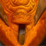 Frye vintage tan western cowboy pull on pointed toe boots women’s shoe size 7.5 Photo 9