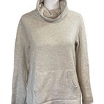 Loft Women's Cowl Neck Sweater Pullover Long Sleeve Ribbed Beige Size Petite SP Photo 0