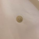 St. John Creamy White Tie Waist Trench Coat Photo 3