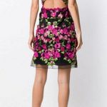 💕MARCHESA NOTTE💕 Sleeveless Embroidered Cocktail Dress ~ Black Floral Print 8 Photo 4