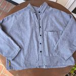 Retro one pocket button down shirt Blue Size M Photo 2