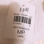 J.Jill Dress Crinkled-Textured Ocean Breeze Embellished Petite Size M New w/Tag Photo 7