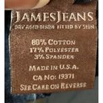 James Jeans Twiggy Blue Jeans Mid-Rise Skinny Size 27 Royal Blue Dark Wash Photo 9