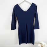 Lilly Pulitzer  Alden Lace Tunic Dress Geo Circle Knit Lace Navy Size Small NWT Photo 3