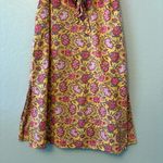 Anthropologie dRA Los Angeles Cassie yellow marigold floral print shirt dress size small Photo 7