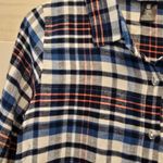 NFL {M} NWT Chacgo Bears Team Sleepwear Top Plaid Embroidered Logo Photo 4