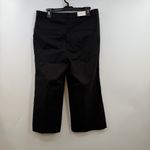 Old Navy  Cropped plus court Wide-Leg High-Rise Pants in Black Jack womens 12 NWT Photo 2