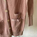 J.Crew Collection pretty rose double knit lurex cardigan Photo 5