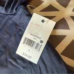 Ophelia Roe Navy Fitted Short Sleeve Double Layered Nylon Crew Neck T-Shirt S Photo 7