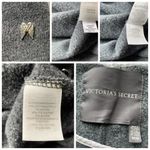 Victoria's Secret VS  Tunic Sweatshirt Gray Medium Scoop Neck 3/4 Sleeve Camo Photo 4