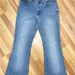 American Eagle VINTAGE Flare Leg Jeans Distressed Low Mid Rise 90s Y2K Size 12 Photo 0