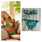 ViX Batik Blue Strapless Bikini M L Set Turquoise Navy Size undefined Photo 6