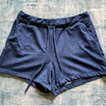 32 Degrees Heat 32 Degrees Cool Heathered Blue Fleece Short Women's Large Photo 0