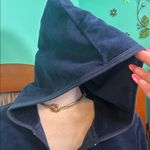 Juicy Couture  Deep Blue Velour Hoodie Photo 1