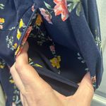 Old Navy  Navy Blue Floral Jumpsuit with Relaxed Silhouette | Size Medium Photo 4