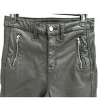 Sanctuary Social Standard by Mid Rise Ankle Skinny Black Coated Sz 28 Photo 3