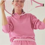 Outdoor Voices  Long Sleeve Rugby Polo‎ Top Shirt Pink Size L Photo 1