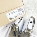 UGG  W Caleb Mouse Fringe Nubuck Slip on Leather Booties‎ Moccasins Size 11 Photo 7