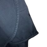 Athleta  Cozy Karma Asym Pullover Fleece Lined Sweatshirt Top Black Med #759 Photo 10