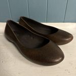 Crocs  Womens Sz 7 Ballet Flats Brown Speckled Slip‎ On Breathable Walking Flats Photo 1