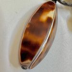 Silpada  sterling silver long necklace with genuine leather cord, and multi charm Photo 2