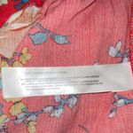 Band of Gypsies Floral Red Front Slit Open Ruffle tier Maxi Skirt boho western Photo 3