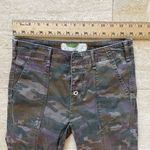 Anthropologie  Slim Camo Button Fly‎ Jefferson Utility Pants Women's Size 25 Photo 2