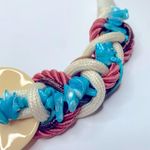 Vintage Leather Shop 80s Braided Elastic Rope Belt Photo 3