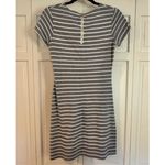 Sail To Sable grey and white striped crewneck shift nautical dress size xs Photo 2