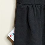 Madewell  Screenplay Knit Skater Dress Black Ponte Cap Sleeves Pockets S Photo 1