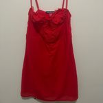 Urban Outfitters  medium red lace dress medium Photo 5