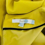 Boden Mustard Gold V Neck Knit Zip Up FittedDress Sz 6 in EUC Yellow Photo 3