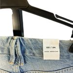 Good American  Blue Straight Leg Jeans Distressed Design Photo 5