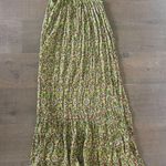 Anthropologie by  flounced citron printed lounge maxi dress Photo 2